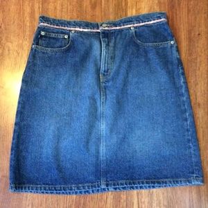 Polo Ralph Lauren Denim Blue Jean Skirt